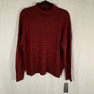French Connection Sweater Women’s Medium Red Turtleneck Long Sleeve Pullover